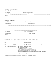 INPUT Form A Corrections Officer Retirement Plan - Arizona, Page 2