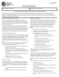 Form 8001 Receipt Acknowledgement - Medicaid Estate Recovery Program - Texas