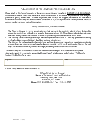 Form CFB001TH Tenant Harassment Prevention Task Force Complaint Form - New York, Page 4