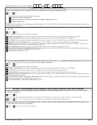 VA Form 21-0960E-1 Diabetes Mellitus Disability Benefits Questionnaire, Page 2