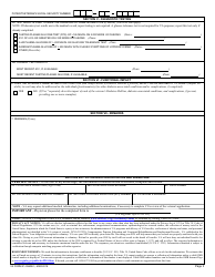 VA Form 21-0960E-1 Diabetes Mellitus Disability Benefits Questionnaire, Page 3