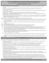 Form OL-3 Annual Occupational Fee &amp; Business License Renewal Return Form - City of Covington, Kentucky, Page 4
