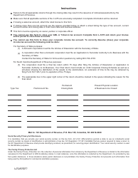 Form C-278 Account Closing Form - South Carolina, Page 2