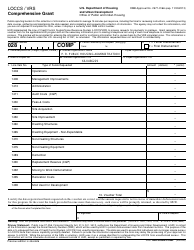 Document preview: Form HUD-50080-COMP Loccs / Vrs Comprehensive Grant