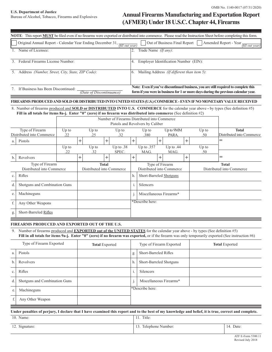 ATF Form 5300.11 - Fill Out, Sign Online and Download Fillable PDF ...