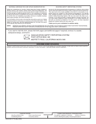 NASA ARC Form 277A Asrs Atc General Report Form, Page 2