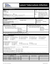 Form TB-101 &quot;Latent Tuberculosis Infection Reporting Form&quot; - West Virginia
