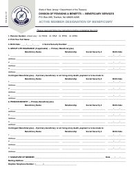 Form EB-0214-01117 Active Member Designation of Beneficiary - New Jersey, Page 3