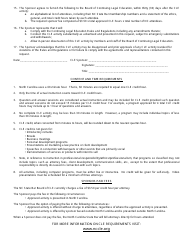 Form 2 Non-accredited Sponsor&#039;s Application for Cle Credit - North Carolina, Page 2