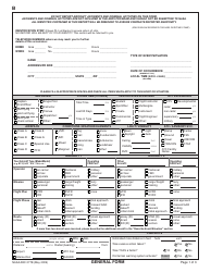 NASA ARC Form 277B General Report Form
