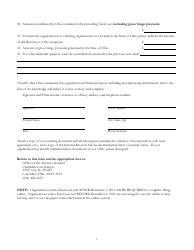 Form CFR-1 Charitable Trust Registration Form and Annual Financial Report - Ohio, Page 5