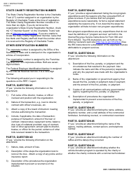 Form RRF-1 Annual Registration Renewal Fee Report to Attorney General of California - California, Page 3