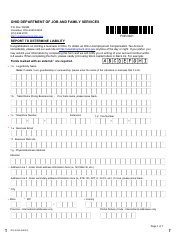 Form JFS20100 &quot;Report to Determine Liability&quot; - Ohio