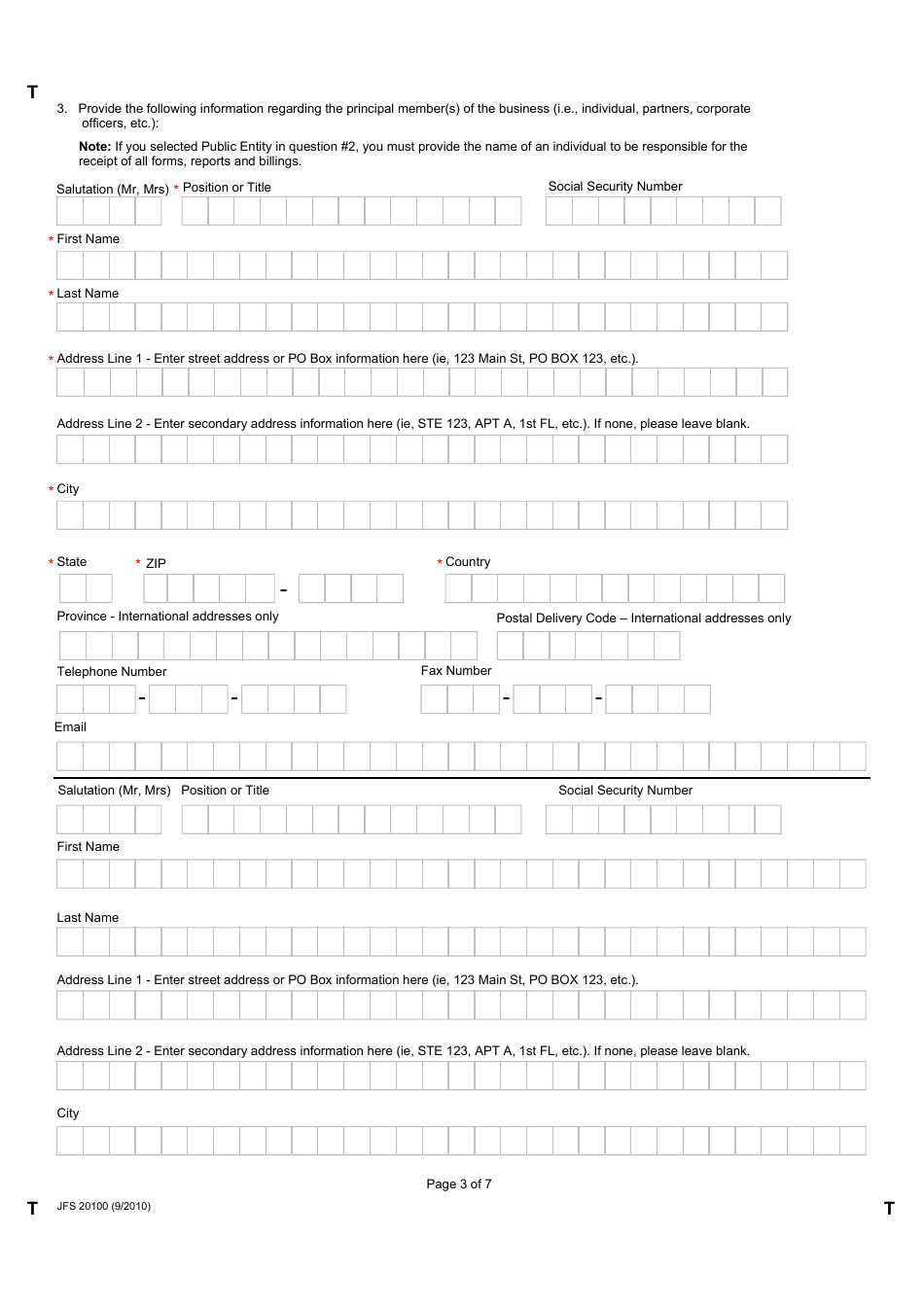 Form JFS20100 Report to Determine Liability - Ohio, Page 3