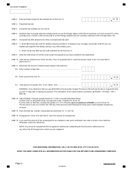Form 8402CO (CONTRACTOR) Nontitled Personal Property Use Tax - City of Chicago, Illinois, Page 5