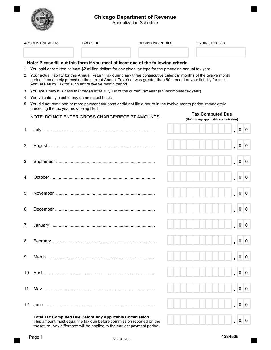 Form 8402CO (CONTRACTOR) Nontitled Personal Property Use Tax - City of Chicago, Illinois, Page 6