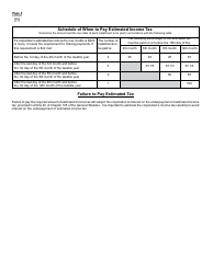 Form CD-429 Corporate Estimated Income Tax - North Carolina, Page 3