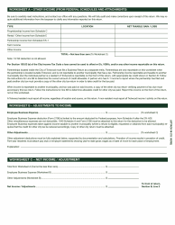 Individual Income Tax Return - City of Trotwood, Ohio, Page 2