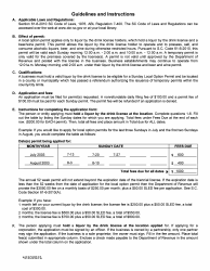 Form ABL-29 Application for Business Local Option Permit - South Carolina, Page 2