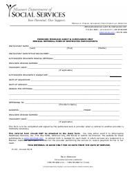 Form PI118 &quot;Medical Referral Form of Restricted Participants&quot; - Missouri