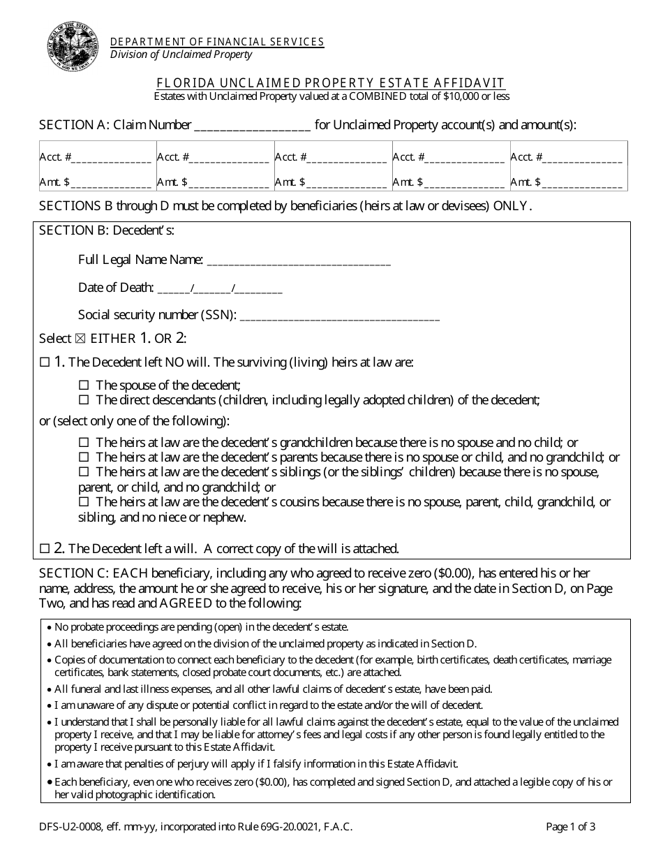 Form dfs u2 0008 fill out sign online and download printable pdf
