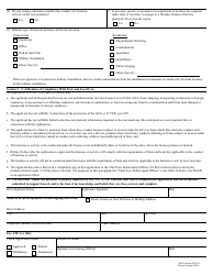 ATF Form 5300.38 Application for an Amended Federal Firearms License, Page 2