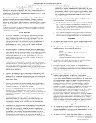 ATF Form 6 (5330.3A) Part 1 Application and Permit for Importation of Firearms, Ammunition and Defense Articles, Page 13
