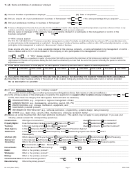 Form RDA1559 Report to Determine Status Application for Employer Number - Tennessee, Page 2