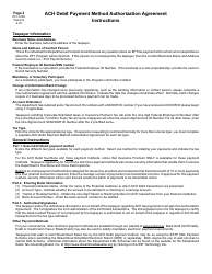 Form EFT-100D &quot;ACH Debit Payment Method Authorization Agreement&quot; - North Carolina, Page 2