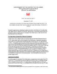 Form FR-164 Application for Exemption - Washington, D.C., Page 4