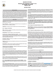 Form SC2644 Solicitud De Prorroga Para Rendir La Planilla De Contribucion Sobre Ingresos - Puerto Rico, Page 5