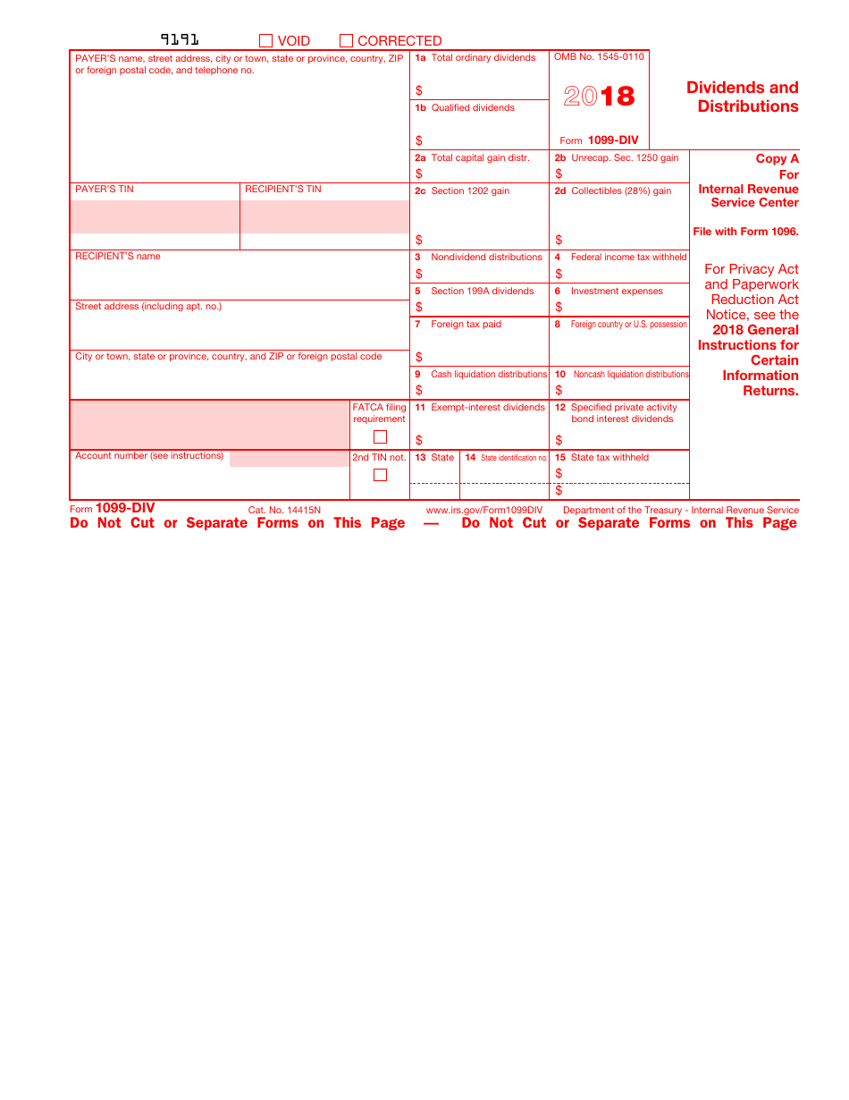 IRS Form 1099-DIV Dividends and Distributions, Page 2