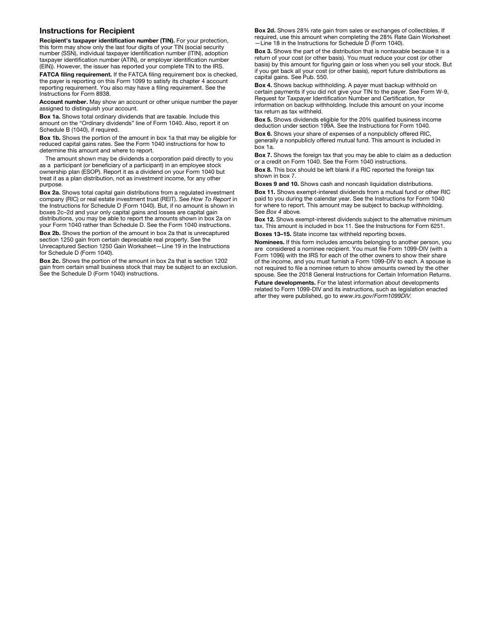 IRS Form 1099-DIV Dividends and Distributions, Page 5