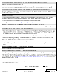 Form CG-719K Application for Medical Certificate, Page 2