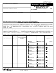VA Form 21P-0519C-1 Improved Pension Eligibility Verification Report (Child or Children)