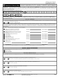 Document preview: VA Form 21-0960C-11 Seizure Disorders (Epilepsy) Disability Benefits Questionnaire