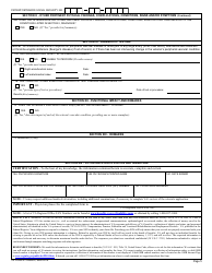 VA Form 21-0960A-2 Artery and Vein Conditions (Vascular Diseases Including Varicose Veins) Disability Benefits Questionnaire, Page 5