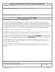 VA Form 26-0829 Servicer&#039;s Staff Appraisal Reviewer (Sar) Application, Page 2