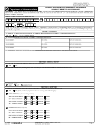 Document preview: VA Form 21-0960C-4 Diabetic Sensory-Motor Peripheral Neuropathy Disability Benefits Questionnaire
