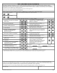 VA Form 29-1549 Application for Change of Permanent Plan (Medical), Page 2