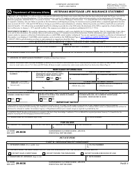 VA Form 29-8636 Veterans Mortgage Life Insurance, Page 3