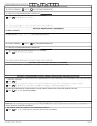 VA Form 21-0960I-1 Persian Gulf and Afghanistan Infectious Diseases Disability Benefits Questionnaire, Page 2