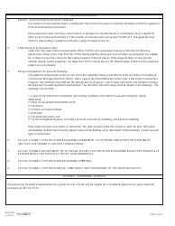 VA Form 10-0388-5 Additional Documents and Information Required for State Home Construction and Acquisition Grants Application, Page 2