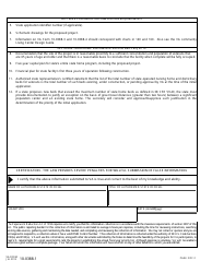VA Form 10-0388-1 Documents and Information Required for State Home Construction and Acquisition Grants Initial Application, Page 2