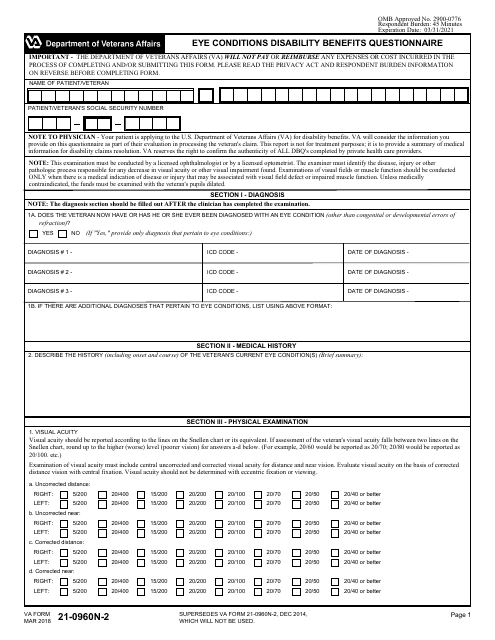 VA Form 21-0960N-2  Printable Pdf