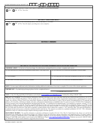 VA Form 21-0960P-1 Eating Disorders Disability Benefits Questionnaire, Page 2