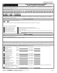 VA Form 21-0960M-14 Back (Thoracolumbar Spine) Conditions Disability Benefits Questionnaire