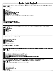 VA Form 21-0960Q-1 Chronic Fatigue Syndrome Disability Benefits Questionnaire, Page 2