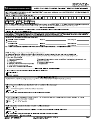 Document preview: VA Form 21-0960Q-1 Chronic Fatigue Syndrome Disability Benefits Questionnaire