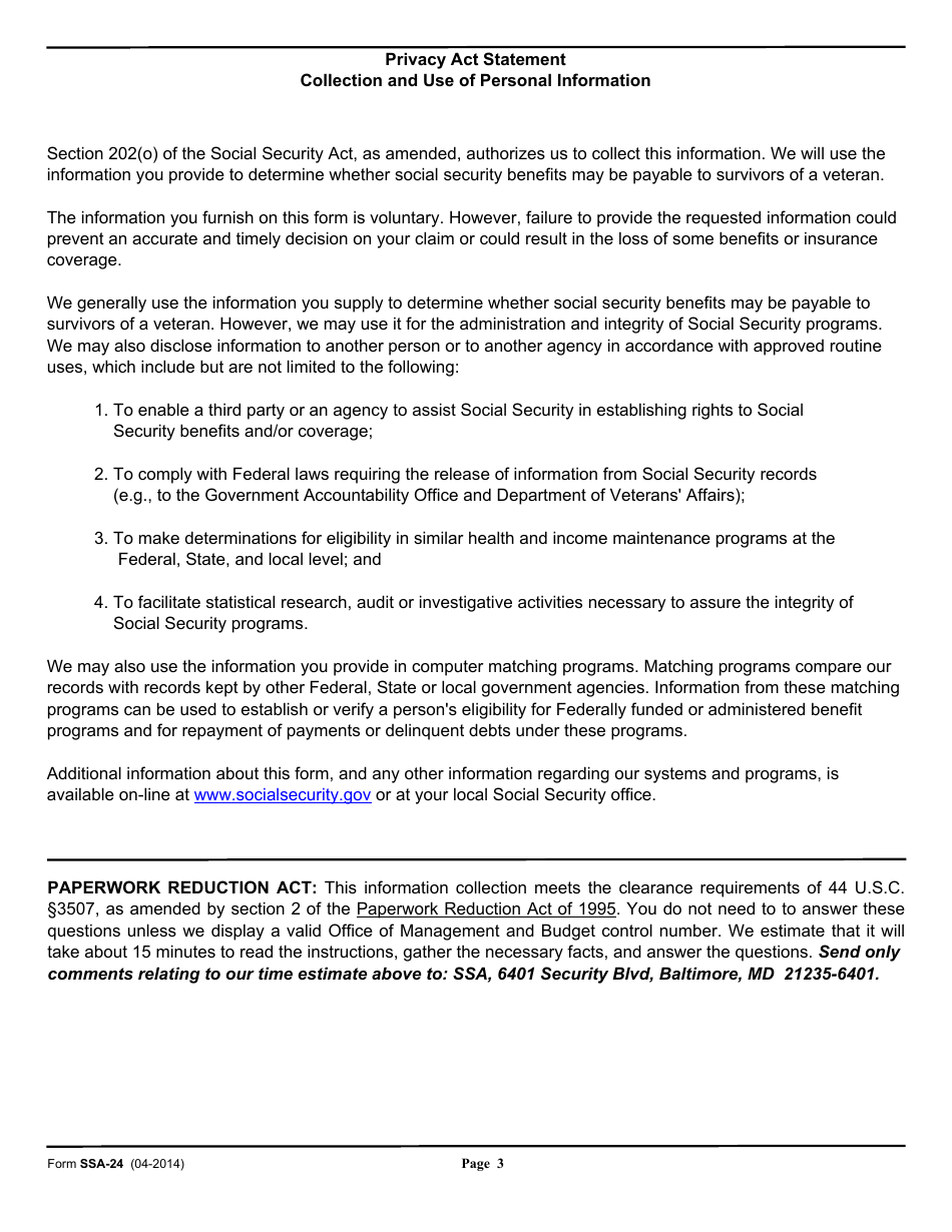 VA Form 21P-535 Application for Dependency and Indemnity Compensation by Parent(S), Page 11